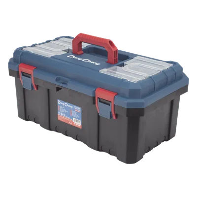 Caja de Herramientas / 19 in. / PP Reforzado / 490×270×225 mm / Bandeja Combinable / Resistente a Impactos