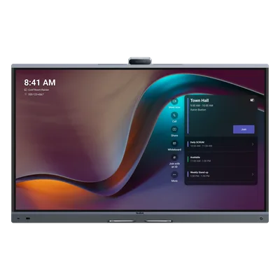 Centro de Colaboración Inteligente / Pantalla 4K UHD 65'' / Triple Cámara 50 MP / Zoom Híbrido 16x / Audio AI 12 m (39.4 ft) / 20 Puntos Táctiles / Wi-Fi 6