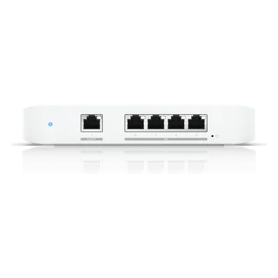 Switch Capa 2 / 4 Puertos 10GbE / Alimentación PoE+ o USB-C / Compacto / 82 Gbps de Rendimiento