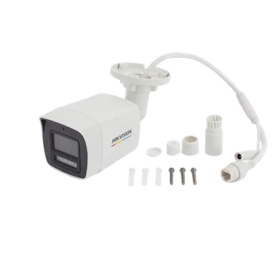 Cámara Bala IP / 4 Megapixel / Dual Light 30 m (98.4 ft) / ColorVu 3.0 / WDR 120 dB / IP67 / PoE