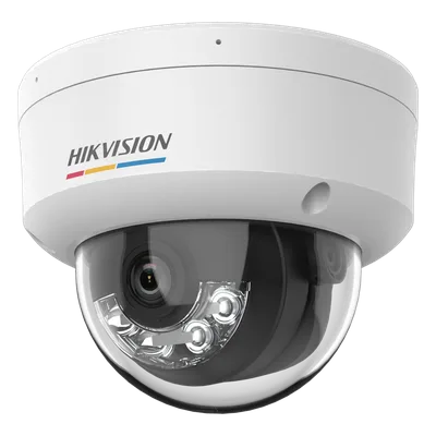 Cámara Domo IP / 2 Megapixel / ColorVu 3.0 / Dual Light 30 m (98.4 ft) / Detección Humanos y Vehículos / IP67 / IK08 / PoE