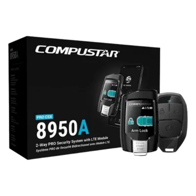 Kit de Alarma Vehicular / 2 Vías / Control LCD Bidireccional / Alcance 1 km (0.62 mi) / Módulo LTE X1 / GPS X1-MAX / Sirena 105+ dB