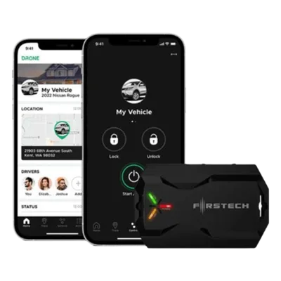 Kit de Alarma Vehicular / 2 Vías / Control LCD Bidireccional / Alcance 1 km (0.62 mi) / Módulo LTE X1 / GPS X1-MAX / Sirena 105+ dB