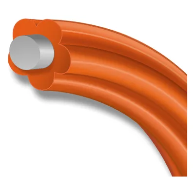 Guías Jalacables de Fibra de Vidrio Multirranuradas / Diseño de Baja Fricción / No Conductoras / Guía de Espiral de Acero de 7 Pulgadas / 25% Menor Costo vs Guías Redondas