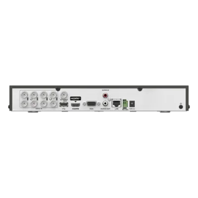 DVR Pentahíbrido / 16 Canales Totales / 8 TurboHD + 8 IP / 8 Megapixel (4K) / Audio Bidireccional Coaxitron / H.265+ / HDMI y VGA 4K