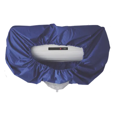 Cubierta Protectora para Aire Acondicionado Exterior / Material PU Impermeable / Circunferencia 3.2 m (10.5 ft) / Drenaje Externo / Correa Elástica de Seguridad / Peso 0.57 kg