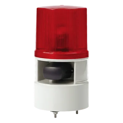 Luz de Advertencia LED / Bocina 105 dB / 12.5 cm (4.9 in) / 12-24 VCD / 4 Modos de Destello / -30°C a +50°C