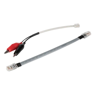 Cables de Repuesto para Probador de Red / Tone & Probe / RJ45-RJ45 / RJ11-Cocodrilo / 5.9'' (15 cm) / PVC-Policarbonato