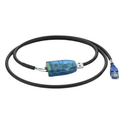 Cable de Comunicación / USB a RS485 / Para Controladores de Batería / Diseño Compacto / Conector Universal