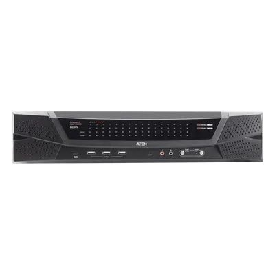 Switch KVM over IP / 64 Puertos / Full HD 1920x1200 / Dual NIC Gigabit / Virtual Media USB 2.0 / FIPS 140-2 / Cascada 512 Equipos