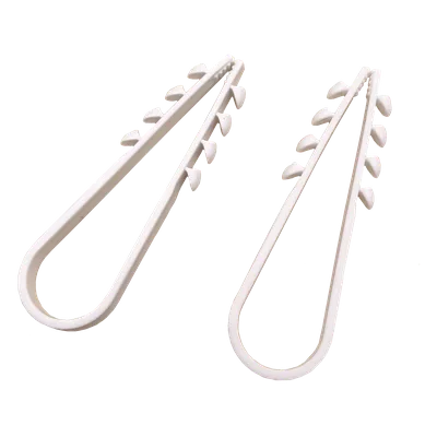 Clips Sujetadores de Plástico / 100 Piezas / Diámetro 11 a 19 mm / Instalación en Pared / Uso Industrial