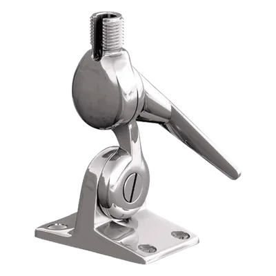 Soporte de Montaje de Cremallera / Acero Inoxidable / Diseño sin Tuercas / Dientes de 5° / Liberación Rápida / Rosca 1"-14 / Superficies Inclinadas