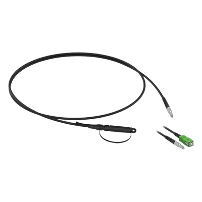 Cable Drop Preconectorizado / SC/APC / Fibra G.657.B3 / 3 mm / 100 m (328.1 ft) / -40°C a +75°C / 500 N