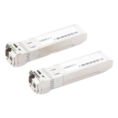 Transceptor Óptico SFP+ Bidireccional / 10 Gbps Full Duplex / 10GBASE-BX / Monomodo 3 km (9842.5 ft) / TX 1270 nm / RX 1330 nm / LC/UPC Simplex / DDM / Hot-Pluggable