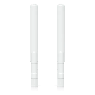Par de Antenas Omnidireccionales / Doble Banda / 2.4 GHz 3 dBi / 5 GHz 4 dBi / IPX6 / 6.1 x 0.6 x 0.6 pulgadas