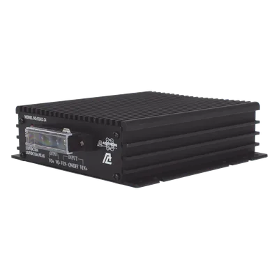 Convertidor DC-DC / Entrada 22-32 VDC / Salida 13.8 VDC 20 A / 5 x 16 x 18 cm (1.97 x 6.3 x 7.09 in)