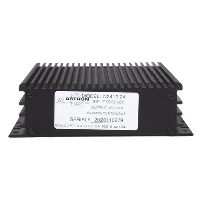 Convertidor DC-DC / Entrada 22-32 VDC / Salida 13.8 VDC 20 A / 5 x 16 x 18 cm (1.97 x 6.3 x 7.09 in)