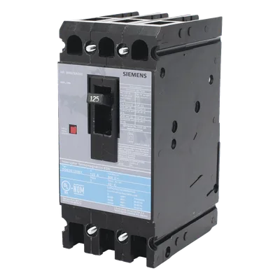 Interruptor Termomagnético / 3 Polos / 125 A / 600 VCA / 18 kA / 400 Hz