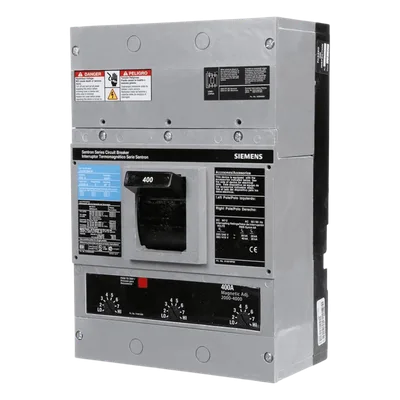 Interruptor Termomagnético / 600V CA / 3 Polos / 400A / Capacidad Interruptiva 65 kA / Sin Zapatas Principales