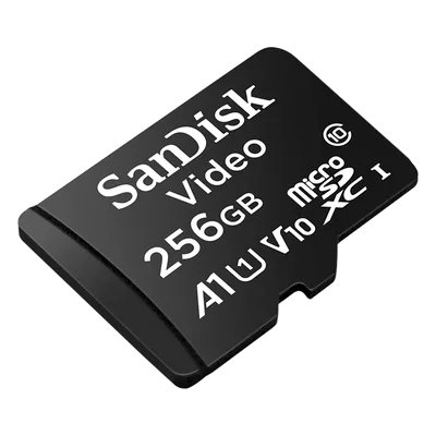 Memoria microSD / 256GB / Alta Resistencia / Clase 10 / UHS-I / -25°C a 85°C / 128 TBW