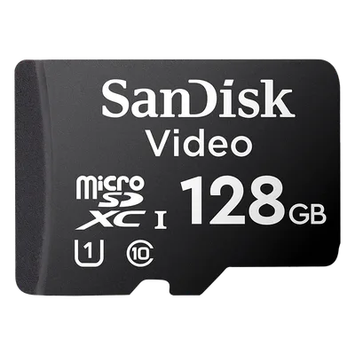 Memoria microSD / 128 GB / Alta Resistencia / Videovigilancia / Clase 10 / 80 MB/s / -25°C a 85°C