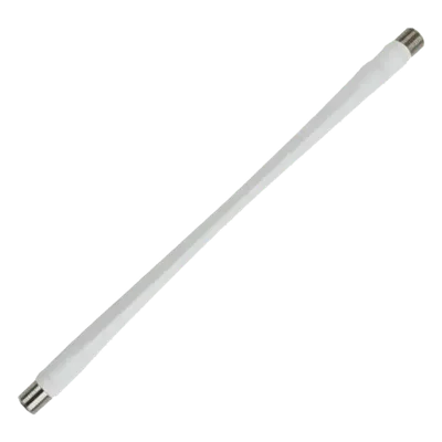 Jumper Coaxial / 25.4 cm (10 pulgadas) / Conectores F Hembra / 75 Ohm / Diseño Plano / Color Blanco