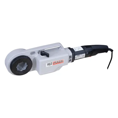 Tarraja Eléctrica para Tubo / 1010 W / Capacidad 1/2"-2" (12.7-50.8 mm) / Velocidad Variable 25-15 rpm / Reversa 58 rpm / Peso 6 kg / Doble Aislamiento / Adaptadores Monoblock y Euroblock