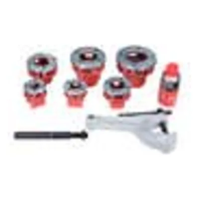 Tarraja Eléctrica para Tubo / 1010 W / Capacidad 1/2"-2" (12.7-50.8 mm) / Velocidad Variable 25-15 rpm / Reversa 58 rpm / Peso 6 kg / Doble Aislamiento / Adaptadores Monoblock y Euroblock