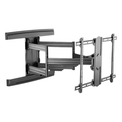 Soporte de Pared Articulado / Pantallas 37" a 85" / Extensión 70 a 800 mm / Carga 69.9 kg (154 lb) / VESA hasta 600x400 mm / Inclinación con Bloqueo