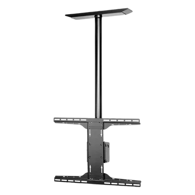 Soporte de Techo Universal / Pantallas 32" a 90" / Carga 68.2 kg (150 lb) / Patrón 600 x 400 mm / Columna 91.4 cm (36") / Inclinación -5° a 20° / Giro 360°