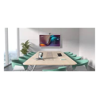 Centro de Colaboración Inteligente / 4K UHD / Triple Cámara 50 MP / Zoom Híbrido 16x / Audio Full-Duplex 12 m (39.4 ft) / Android 13 / Certificación Nativa Teams y Zoom
