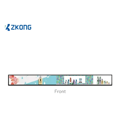 Display Electrónico de Estantes / 23.1 Pulgadas / LCD Estirado 1920x158 / Android 4.4.2 / Brillo 400 Nits / Wi-Fi Dual Band / USB Type-C y MicroUSB / Consumo 45W