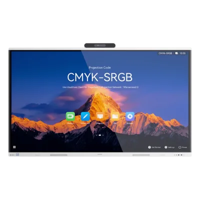 Pantalla Interactiva / 86" / 4K / Cámara Dual 4K / Zoom Óptico 5x / Wi-Fi 6 / 24 Micrófonos / Alcance 15 m (49.2 ft)
