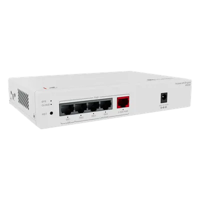 Router Multiservicio / 2.5 Gbps WAN / 5 Puertos PoE+ / 41W Presupuesto PoE / Controladora 16 APs / 150 Clientes / Gestión en la Nube