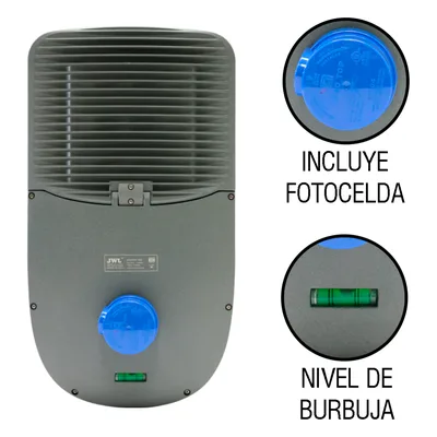 Luminario Urbano LED / 200W / Flujo Luminoso 32 000 lm / Fotocelda Integrada / Ángulo de Luz 105°-135° / IP65 / Vida Útil 50 000 h