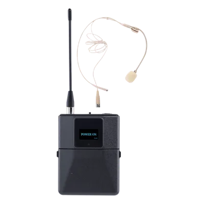 Micrófono Inalámbrico Digital / Banda U 540-690 MHz / Modulación pi/4-DQPSK / Autonomía 10 Horas / Display OLED / Potencia Ajustable 10 dBm