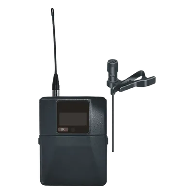 Micrófono de Solapa Inalámbrico / Transmisión Digital UHF / Modulación pi/4-DQPSK / Doble Banda 540-590 MHz y 640-690 MHz / Autonomía >10 Horas / Pantalla OLED / Potencia Ajustable ≥10 dBm