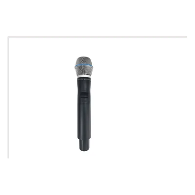 Micrófono Inalámbrico de Mano / UHF 470-830 MHz / Modulación Digital PI/4-DQPSK / Autonomía >10 Horas / Mute Automático por Caída / Display OLED / 7 Niveles Potencia