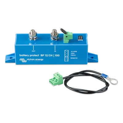Protector de Baterías / 12/24 V / 100 A / Desconexión Automática / Autodetección de Sistema / Protección de Sobretensión