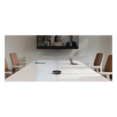Altavoz de Conferencia Bluetooth / 6 Micrófonos con IA / Alcance 30 m (98.4 ft) / Daisy Chain Inalámbrico / Autonomía 35 h / Pantalla LCD