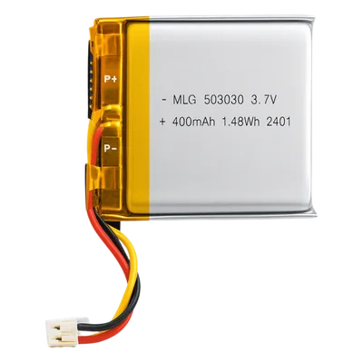 Batería de Respaldo Li-Ion / 400 mAh / 3.7 V / 48 Wh / Tres Pines / -20°C a 55°C