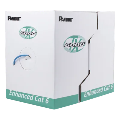Cable UTP / Categoría 6 Mejorado / 305 m (1000 ft) / 23 AWG / LSZH / 4 Pares / 250 MHz / PoE