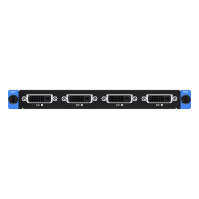 Tarjeta de Salida DVI 4 Canales / 1080P @ 60 Hz / 2.6 MP por Puerto / 16 Capas Video Wall / Compatible Serie C66S