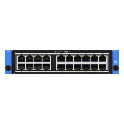 Tarjeta de Salida LED / 20 Puertos Ethernet Gigabit / 4K HDR10 / Carga 10.4 MP / 16 Capas / Doble Slot