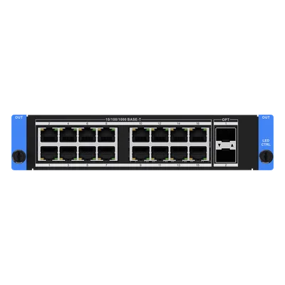 Tarjeta Controladora LED / 16 Puertos Gigabit Ethernet / 2 Puertos Ópticos SFP+ 10 Gbps / Carga Máxima 10.4 MP / HDR10 y HLG / 16 Capas Simultáneas 2K/4K / 7.5 x 6.6 x 1.6 pulgadas