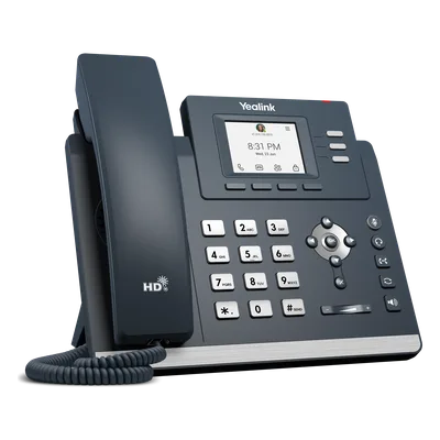 Teléfono IP / Android 13 / Microsoft Teams / Audio HD / Pantalla 2.4" / Dual Gigabit PoE