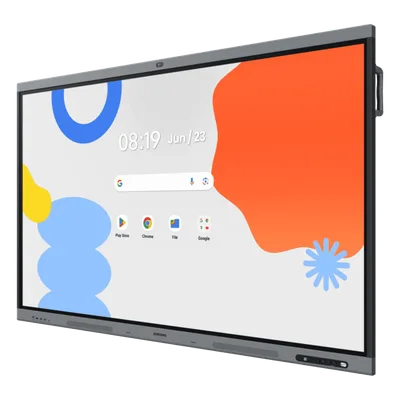 Pantalla Interactiva / 75" 4K UHD / Android 15 EDLA / Octa-Core / 48MP Cámara / 8 Micrófonos 10 m (32.8 ft) / 50 Puntos Touch IR / Wi-Fi 6 / 16GB RAM / 128GB Storage