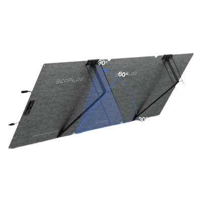 Panel Solar Portátil / Bifacial 160W / IP68 / Ángulo Ajustable / Cable XT60 a MC4