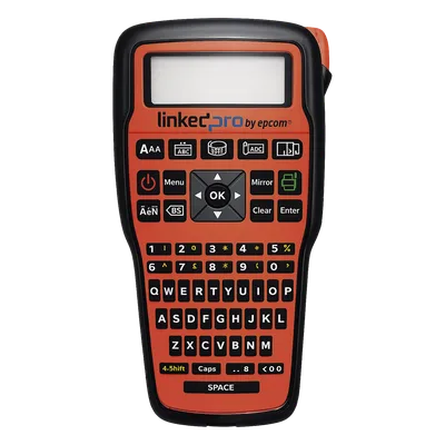 Impresora Portátil de Etiquetas / Transferencia Térmica 180 dpi / 4 Líneas de Texto / Cinta 12 mm / Alimentación USB-C o Pilas AAA