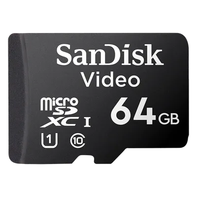 Sandisk Video Ultra SDXC UHS-I/Class 10 MSD SDSDQAS4-064G-BP